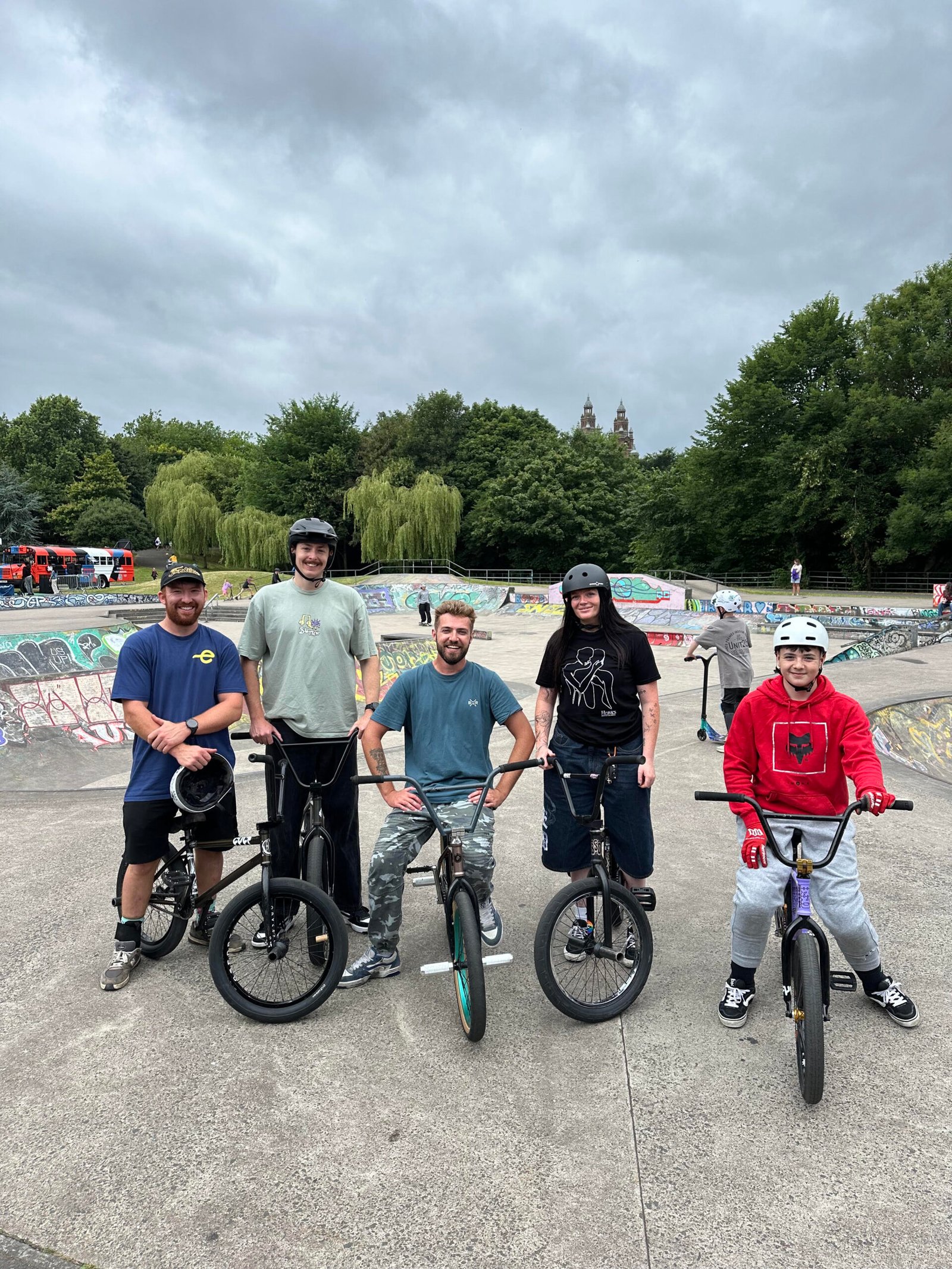 Scottish BMX School delivering BMX demonstrations at the Kelvingrove Live Site during Glasgow 2026